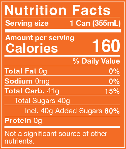 VIRGIL'S HANDCRAFTED ORANGE CREAM CANS