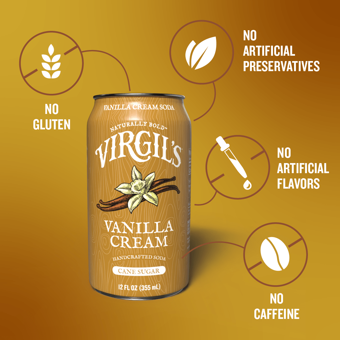 VIRGIL'S HANDCRAFTED VANILLA CREAM CANS - Reed'sInc